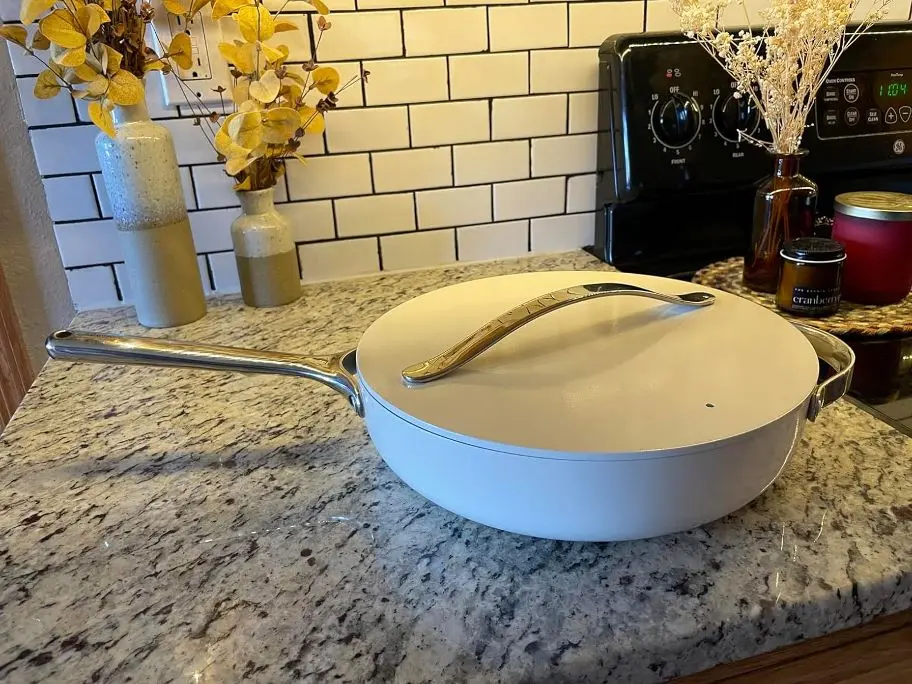 Sauté Pan on a kitchen table top